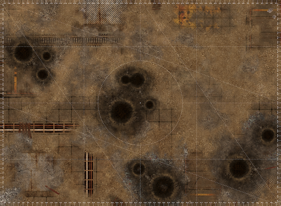 44"x60" Double sided G-Mat: Competitive Quarantine and Fallout Zone