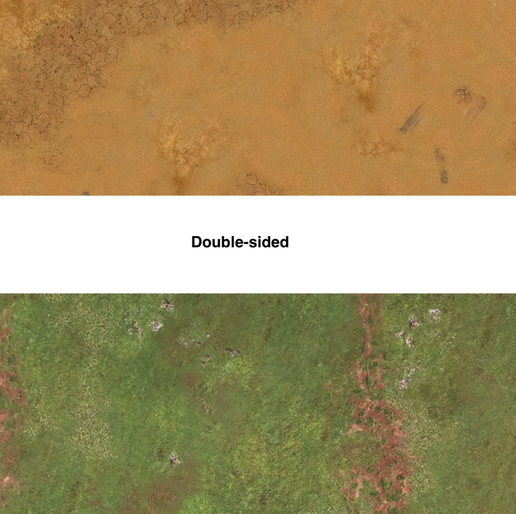 Double Sided G-Mat: Highlands and Sands - 4'x4'