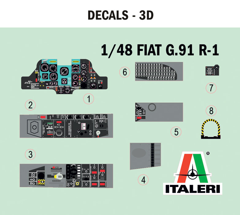 Italeri Fiat G.91 R (1:48)