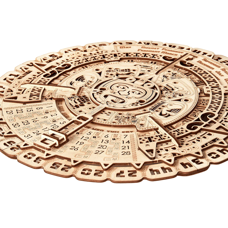 Wood Trick Mayan Calendar