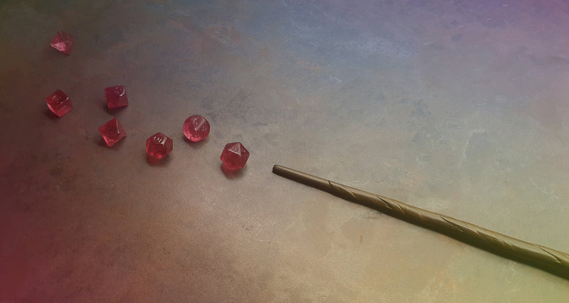Food Pawn Jelly Polyhedral  Dice - SugArcane