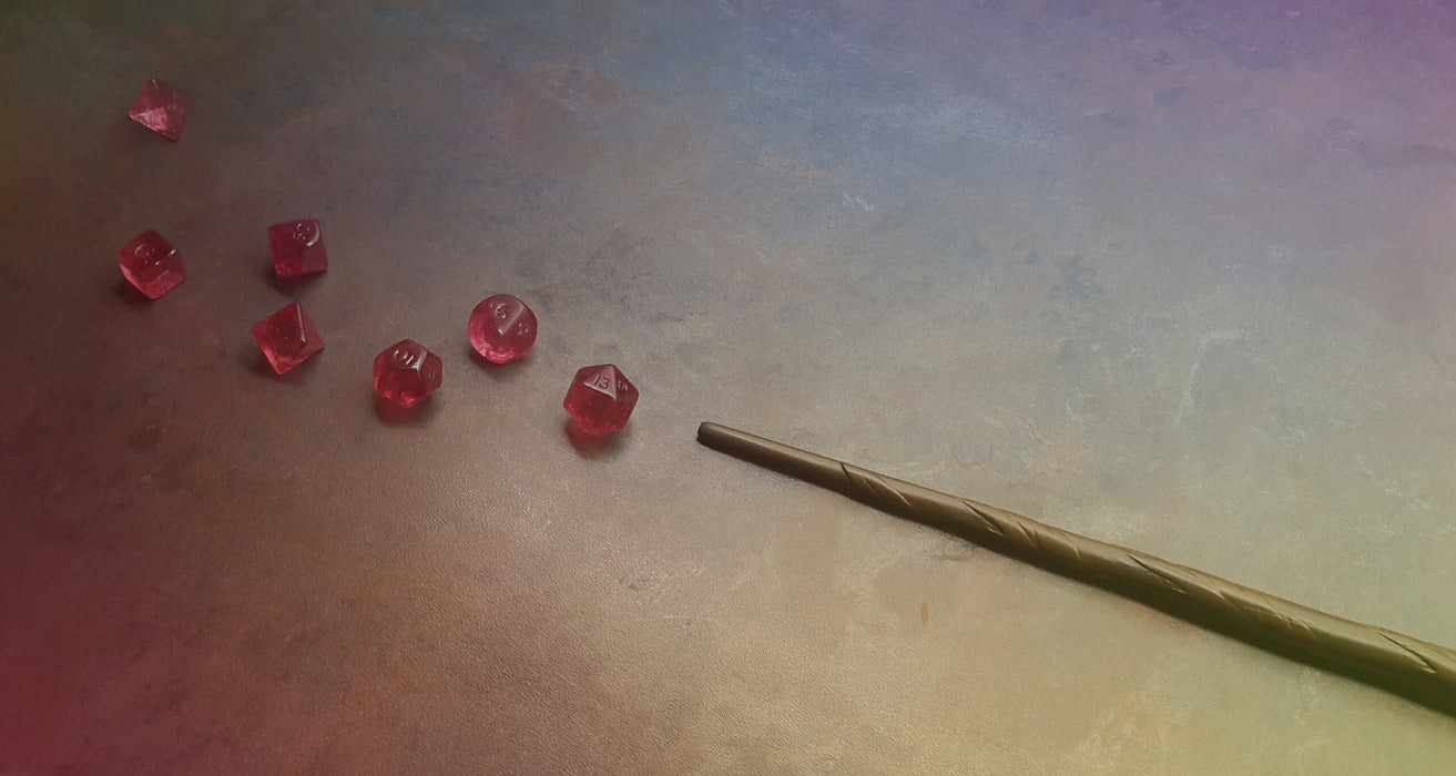 Food Pawn Jelly Polyhedral  Dice - SugArcane