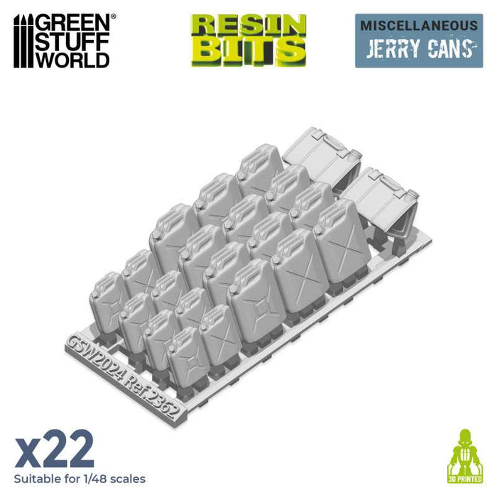 Resin Bits - Jerry Cans