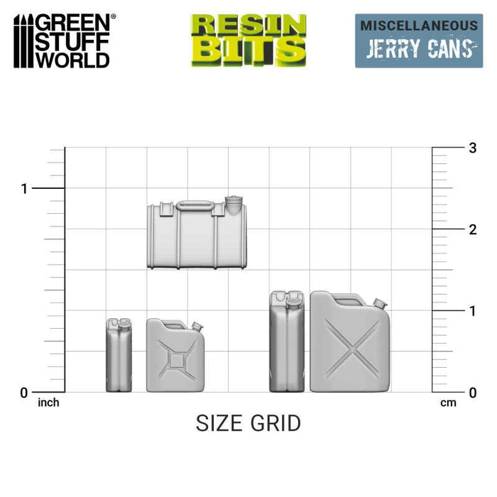 Resin Bits - Jerry Cans
