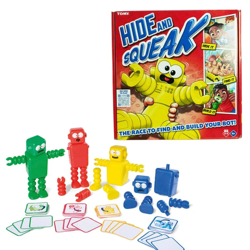 Hide and Squeak Box and pieces