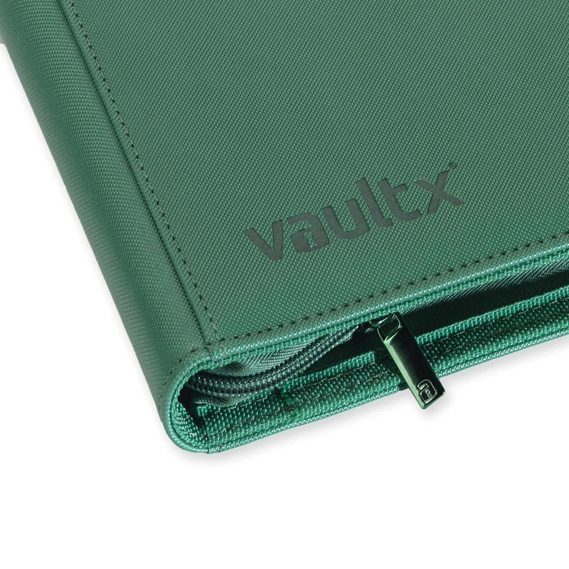 Vault X 4-Pocket Exo-Tec Zip Binder - Metallic Green