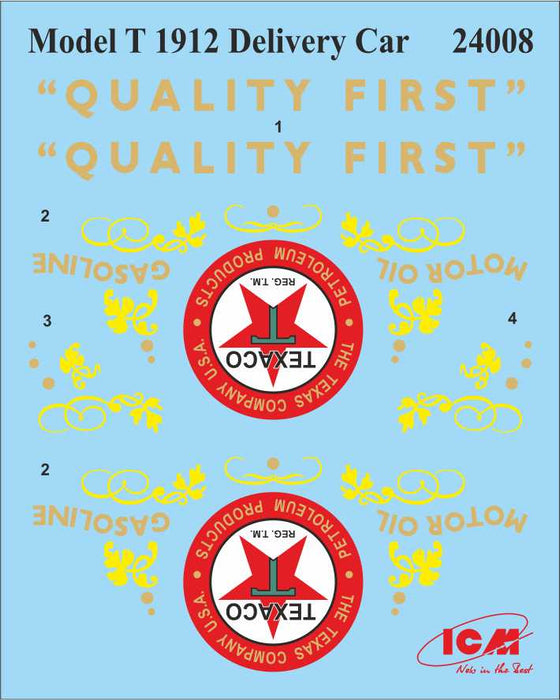 The Various 'Tin Lizzie' Ford Model T Variants (Set of 3) 1:24