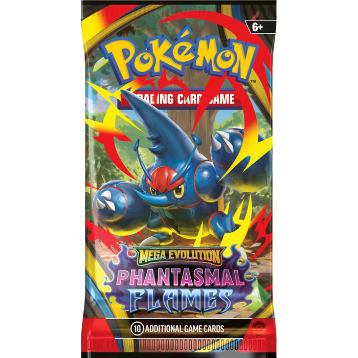 Pokémon TCG: Mega Evolution Phantasmal Flames Booster Pack *Limit of 12*