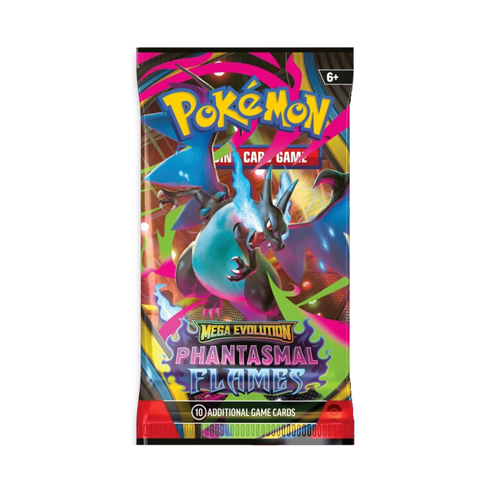 Pokémon TCG: Mega Evolution Phantasmal Flames Booster Pack *Limit of 12*