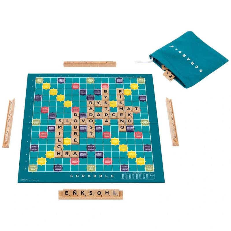 Scrabble (Wood Refresh) - 2 Games in 1!