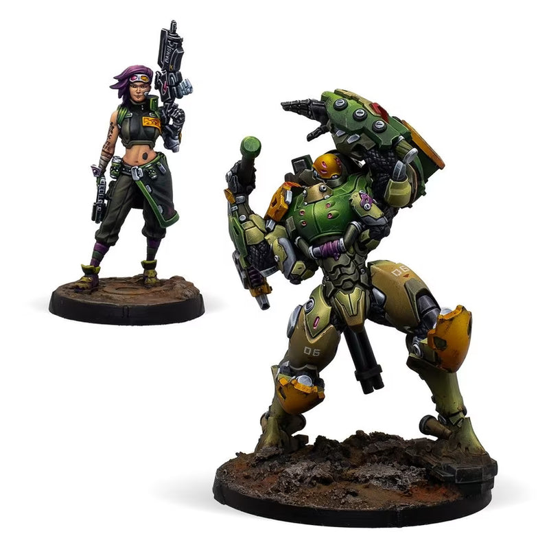 Scarface & Cordelia. Mercenary Armored Team