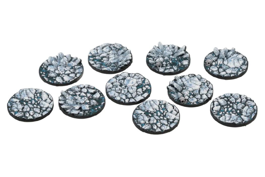 GamersGrass Frost Lake Bases - Round 28mm (x10)