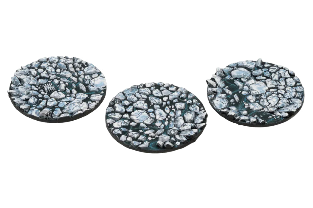 GamersGrass Frost Lake Bases - Round 50mm (x3)