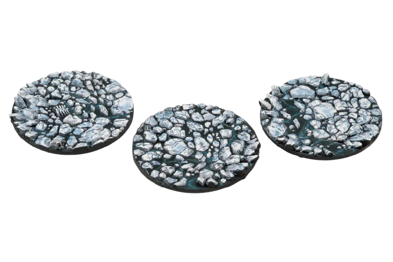 GamersGrass Frost Lake Bases - Round 50mm (x3)