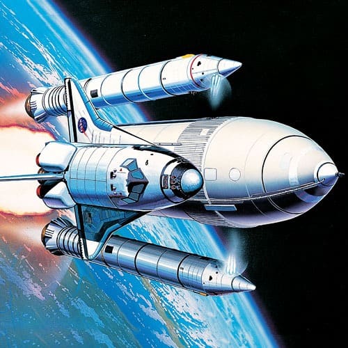 NASA Space Shuttle & Booster Rockets (1:288)