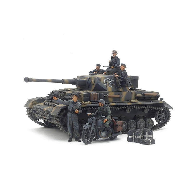 German Panzer IV Ausf.G & Motorcycle Eastern Front