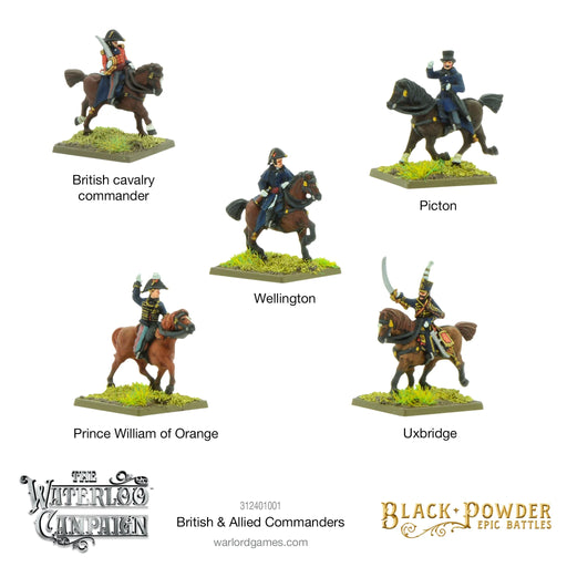 Black Powder Epic Battles - Waterloo: Napoleonic British & Allied Commanders