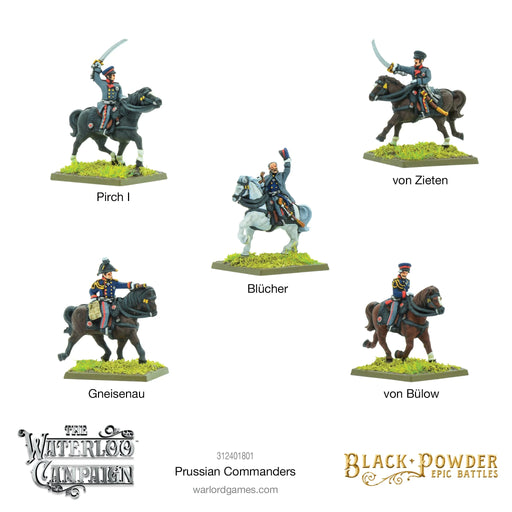 Black Powder Epic Battles - Waterloo: Napoelonic Prussian Commanders