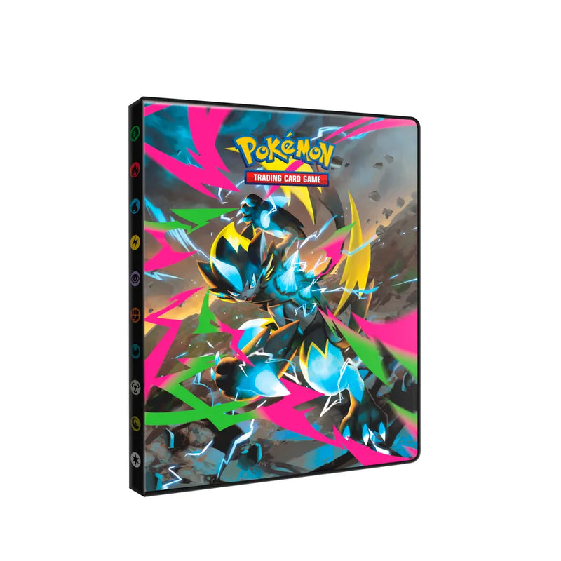 Ultra Pro - Mega Evolution Pitch Black 4-Pocket Portfolio for Pokémon