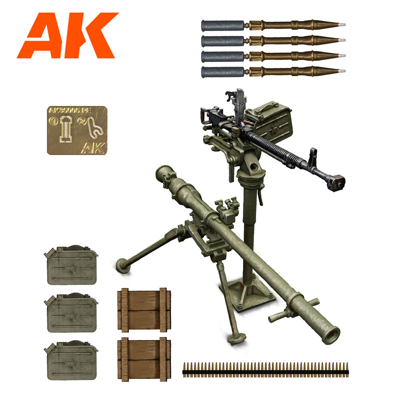 Infantry Support Weapon DShKM & SPG-9 1:35