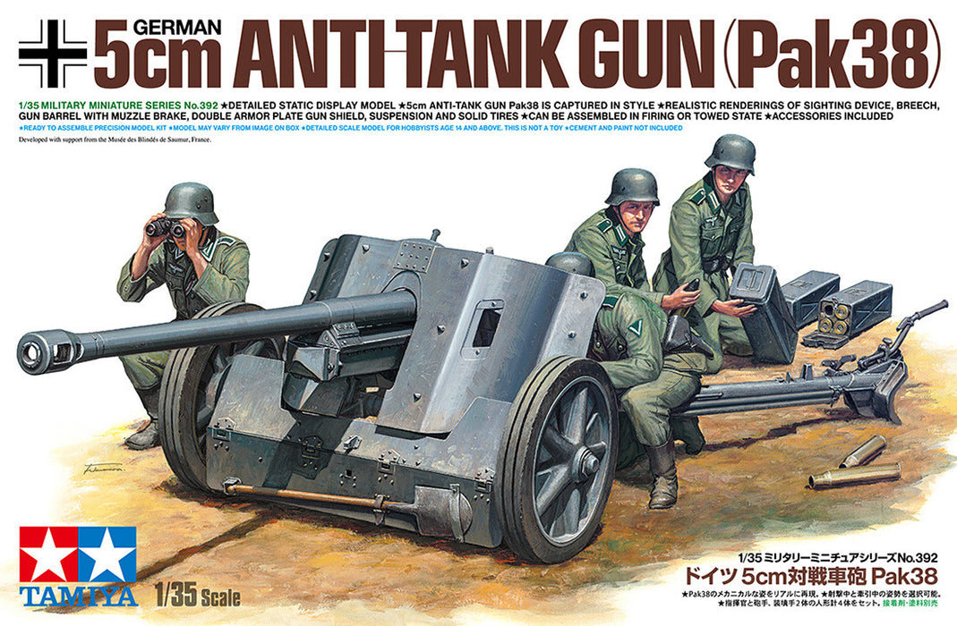 German Anti-Tank Gun 5cm Pak 38 (1:35)