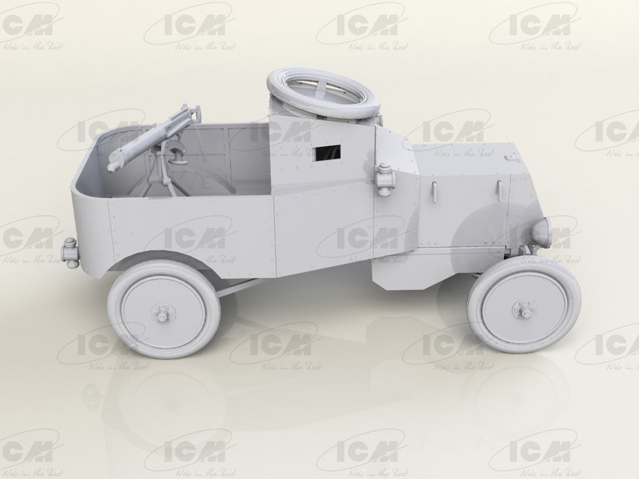 Model T RNAS Armoured Car with WWI British Tank Crew 1:35