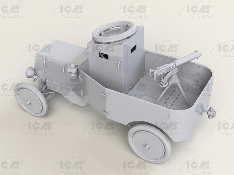Model T RNAS Armoured Car with WWI British Tank Crew 1:35