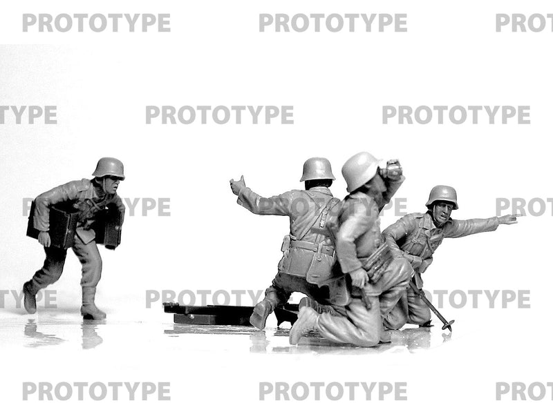 WW2 German Mortar GrW 34 with Crew 1:35