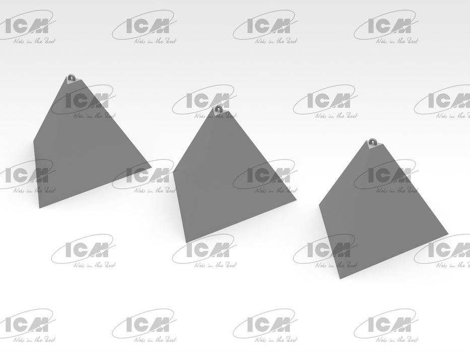 Dragon's Teeth Anti-Tank Obstacles 1:35