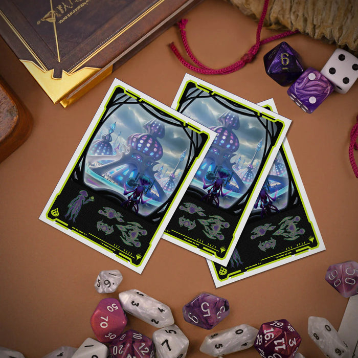 Ultra Pro Edge of Eternities Uthros, Titanic Godcore 105ct APEX Deck Protector Sleeves