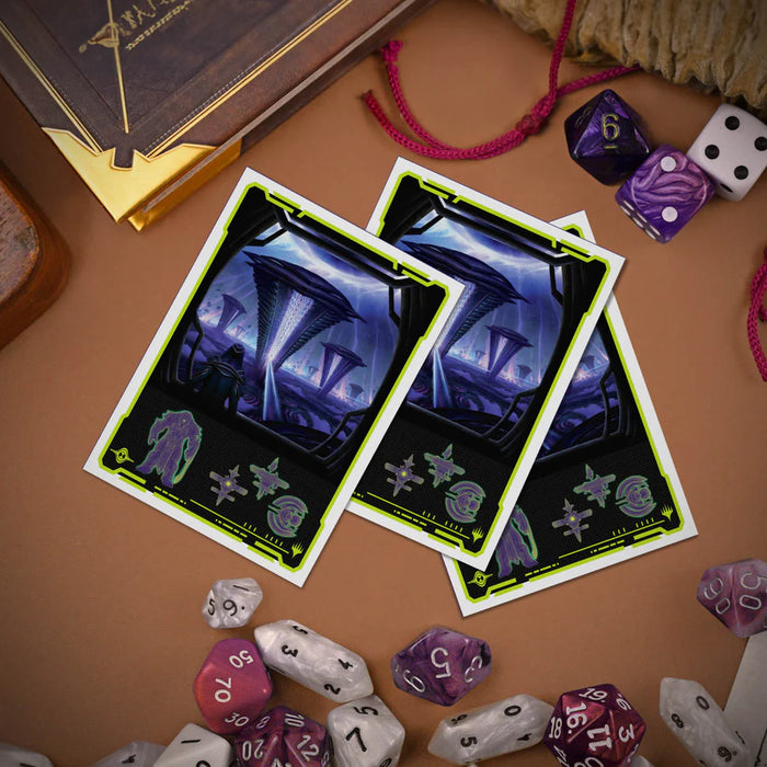 Ultra Pro Edge of Eternities Susur Secundi, Void Altar 105ct APEX™ Deck Protector Sleeves