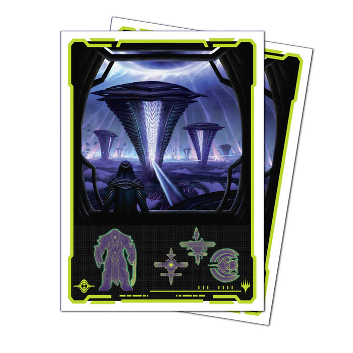 Ultra Pro Edge of Eternities Susur Secundi, Void Altar 105ct APEX™ Deck Protector Sleeves