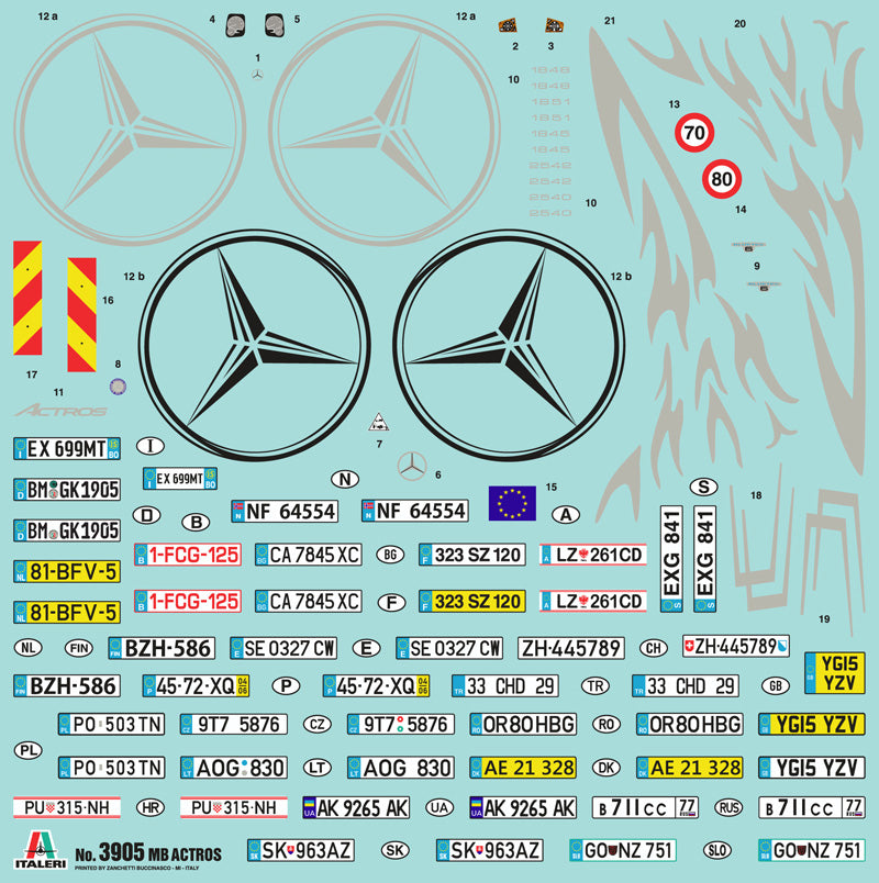 Mercedes Benz Actros MP4 Gigaspace 1:24