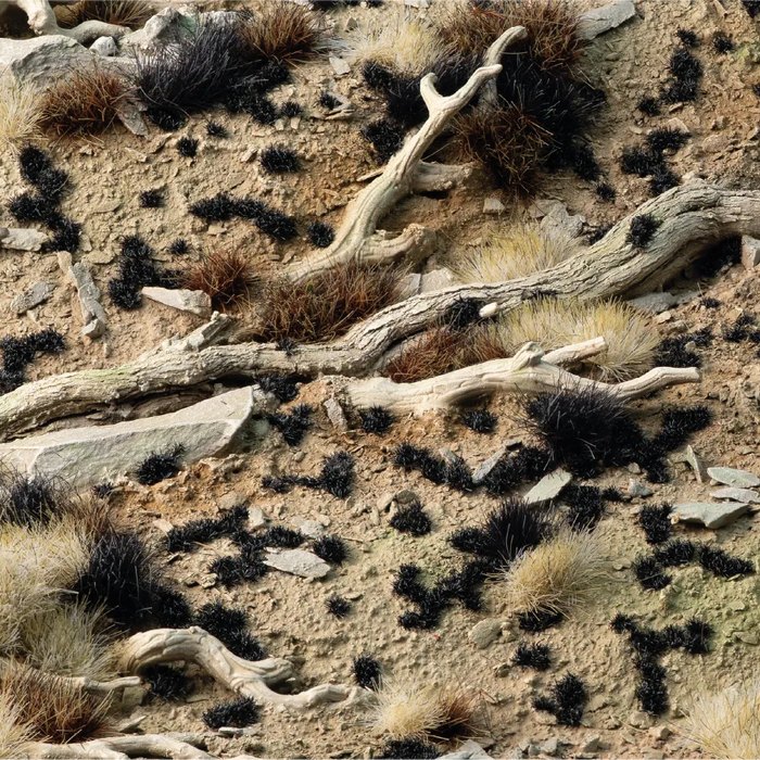 GamersGrass Static Grass Tufts - Tiny Black 1mm