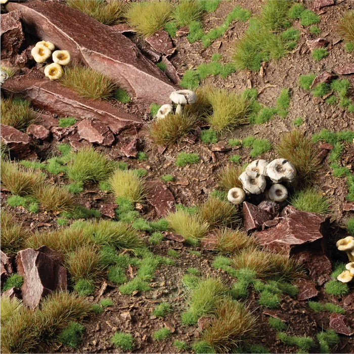 GamersGrass Static Grass Tufts - Tiny Green 1mm
