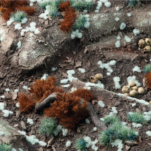 GamersGrass Static Grass Tufts - Tiny Pale Teal 1mm