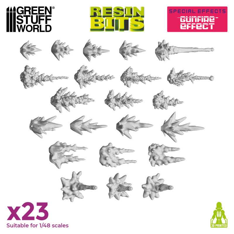 Resin Bits - Gunfire Effects