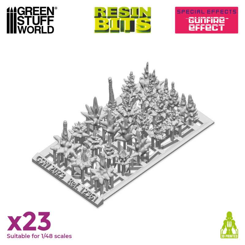 Resin Bits - Gunfire Effects