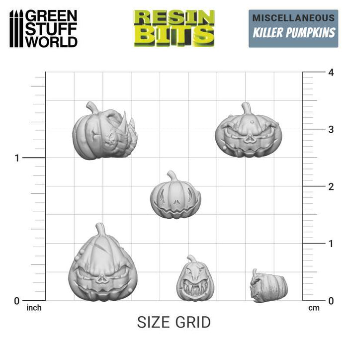Resin Bits - Killer Pumpkins