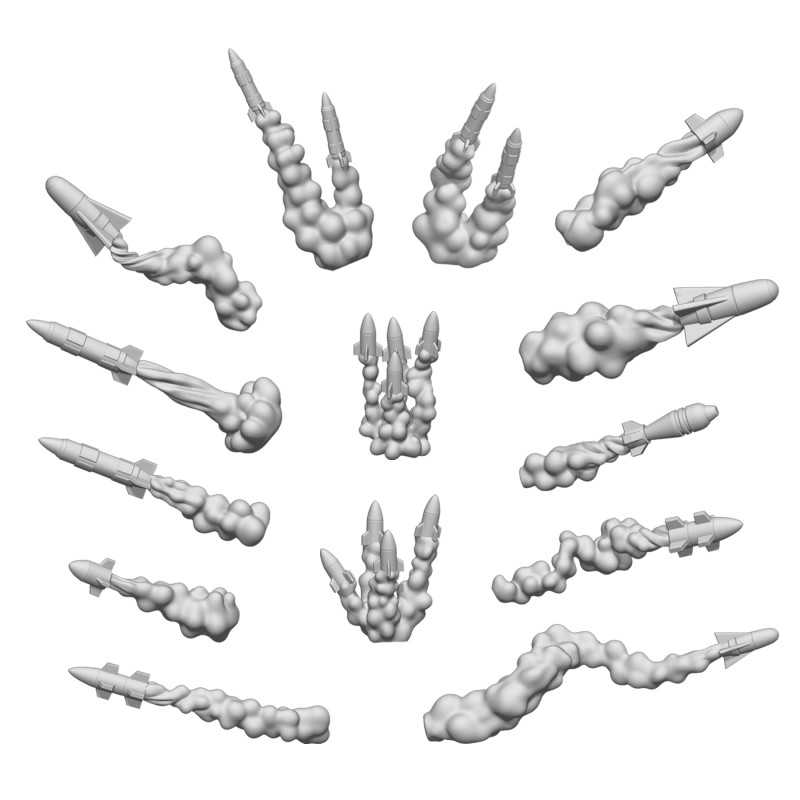 Resin Bits - Missile Launcher Effects