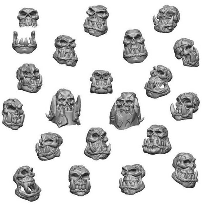 Resin Bits - Ork Skulls