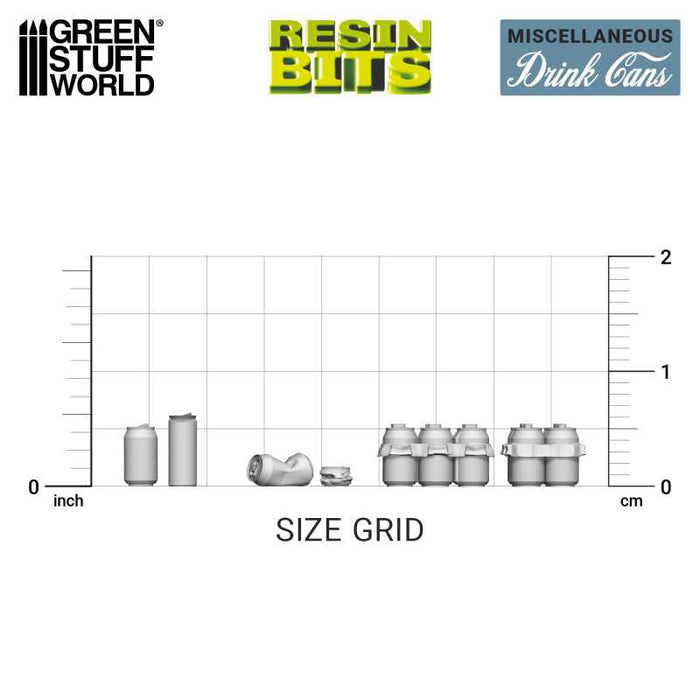Resin Bits - Drink Cans