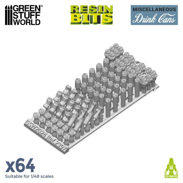 Resin Bits - Drink Cans