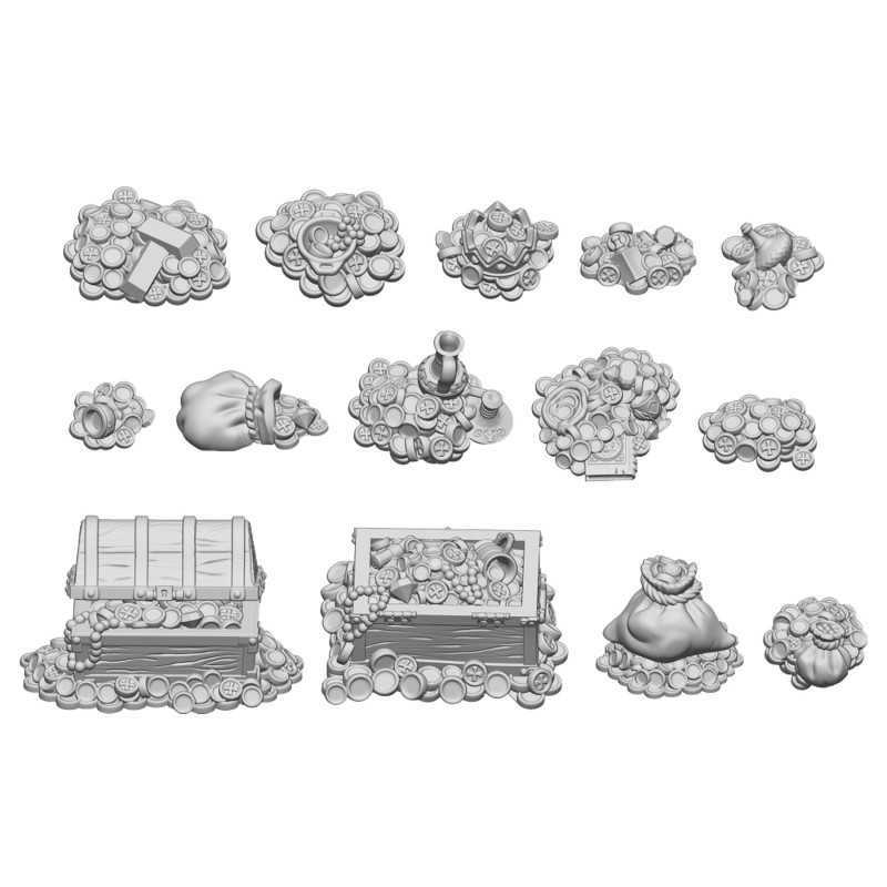 Resin Bits - Coins & Treasures
