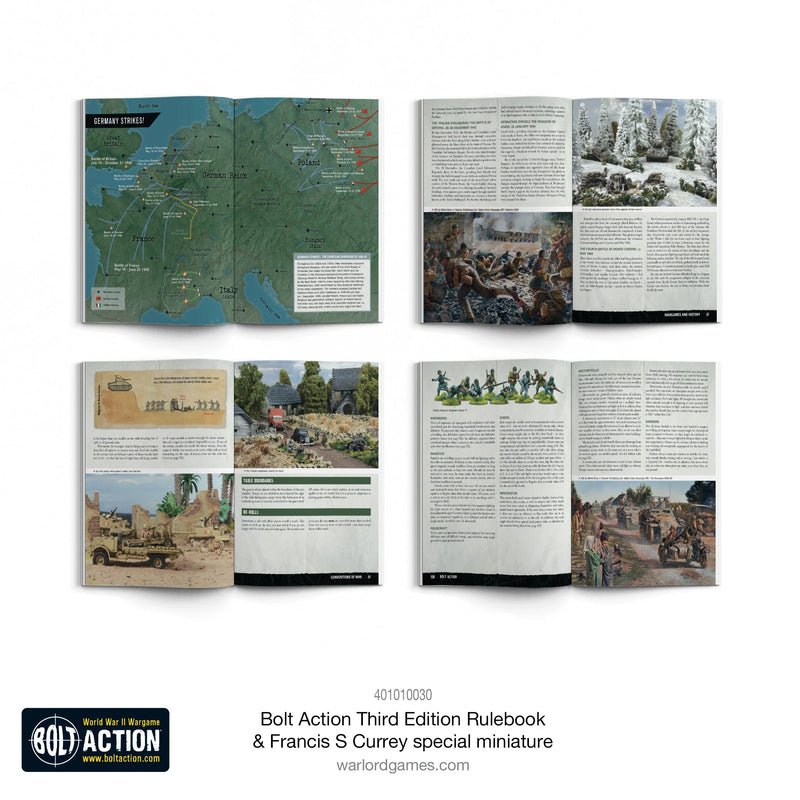 Bolt Action Third Edition Rulebook Hardback