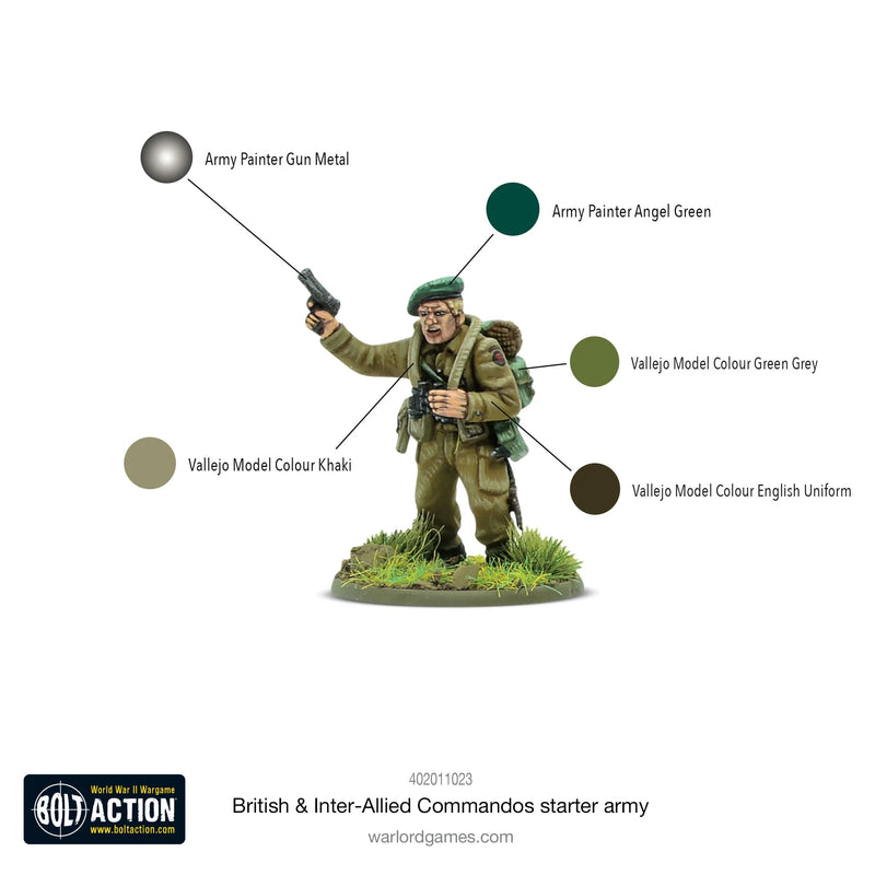 Bolt Action: British & Inter-Allied Commandos Starter Army