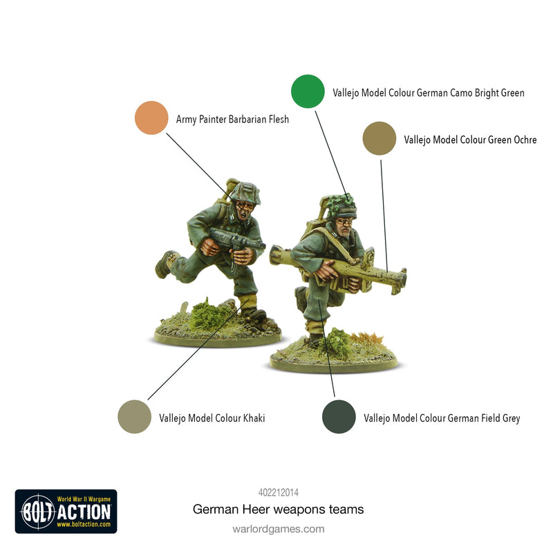 German Heer Weapons Teams