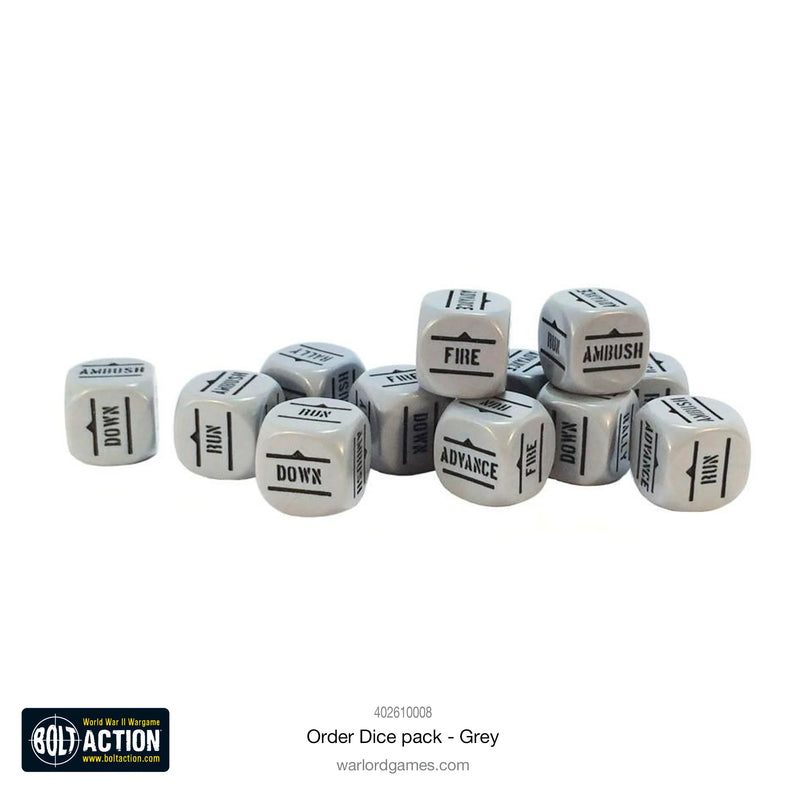 Order Dice Pack - Grey