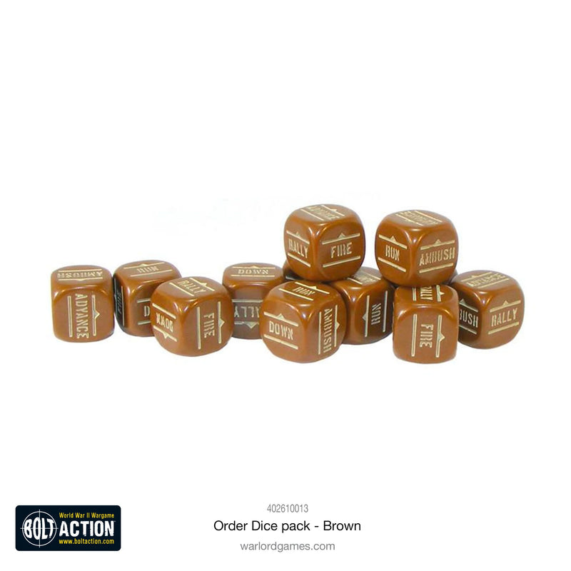 Order Dice Pack - Brown