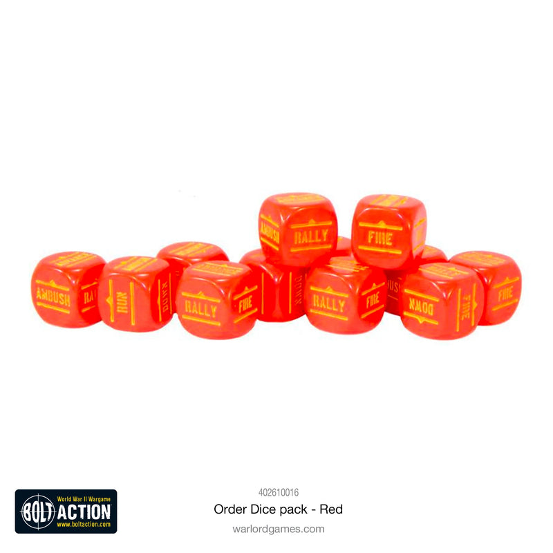 Order Dice Pack - Red